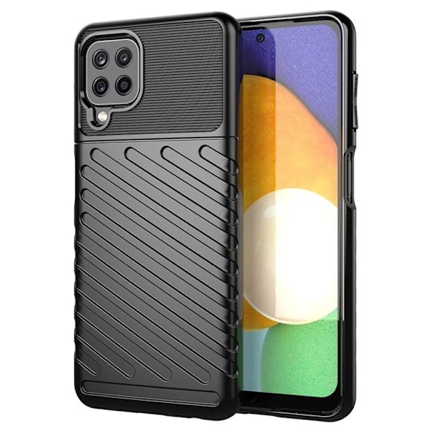 Thunder Flexible Mobilskal Galaxy A22 - Svart Svart