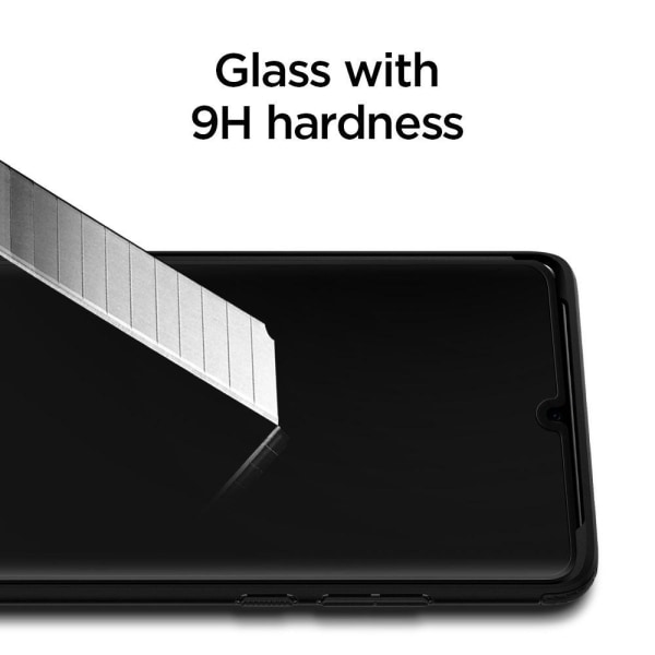 SPIGEN Härdat Glas Skärmskydd Tr Slim Huawei P30 Pro Svart Svart