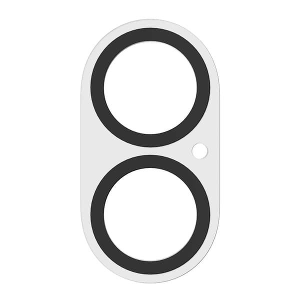 Hama iPhone 16/16 Plus Kameralinsskydd Härdat glas Svart