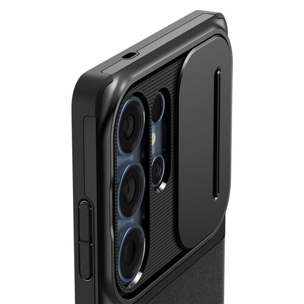 Spigen telefontaske til Galaxy S25 Ultra Optic Armor - Sort Svart