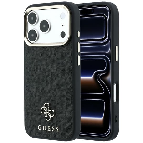 Guess Mobilskal För iPhone 18 Pro Max/17 Pro Max Magsafe Saffiano Small 4G Logo
