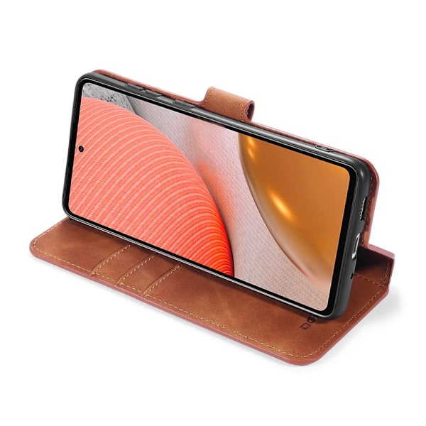 DG.MING Retro Plånboksfodral Galaxy A72 5G - Brun Brun