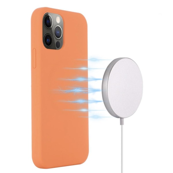 MagSafe Liquid Silikone Cover iPhone 13 Pro - Orange