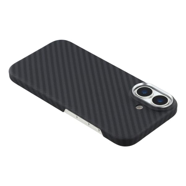Mobilskal till iPhone 17 MagSafe Carbon Fiber - Svart/Grå Grå