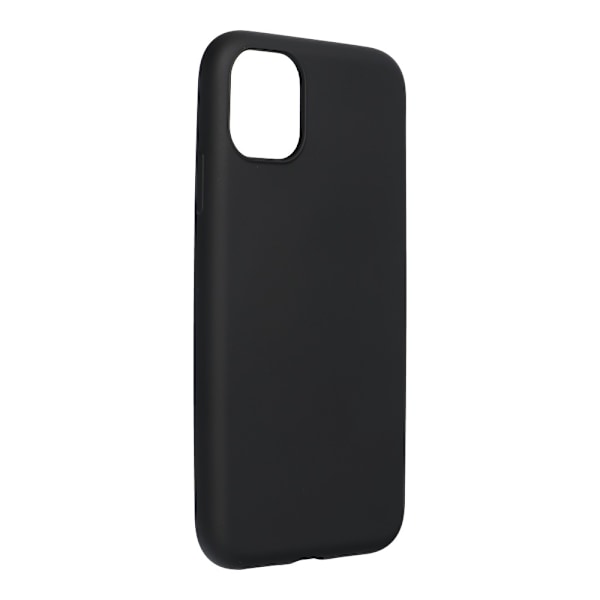 Forcell Silikon LITE Skal till iPhone 11 Svart Svart