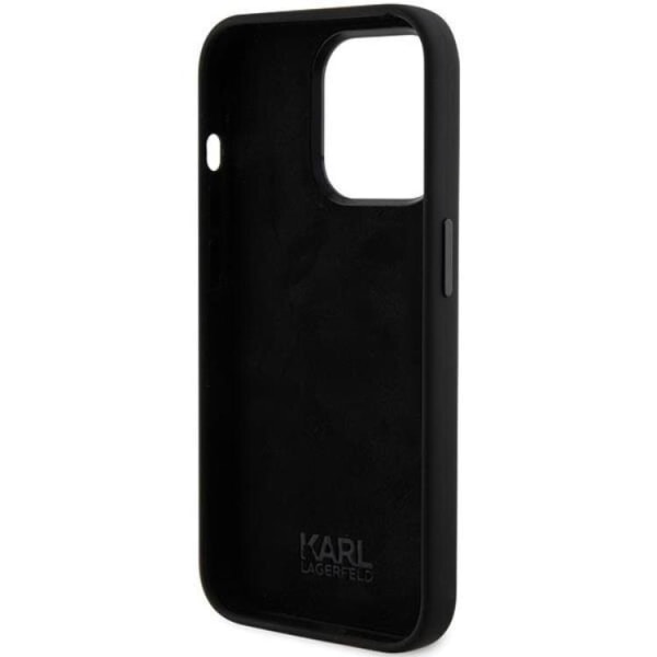 KARL LAGERFELD iPhone 15 Pro -puhelinkuori Ikonik Metal Pin