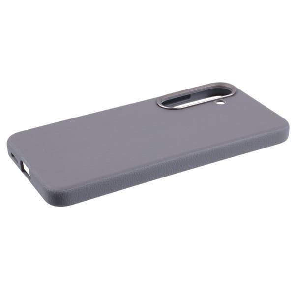 X-LEVEL Mobilskal till Samsung Galaxy S24 Magnetiskt Läder+PC Grå