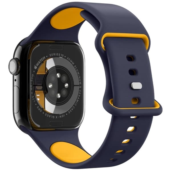 Spigen Apple Watch (44/45/46/49) Armband Nano Pop - Marinblå Blå