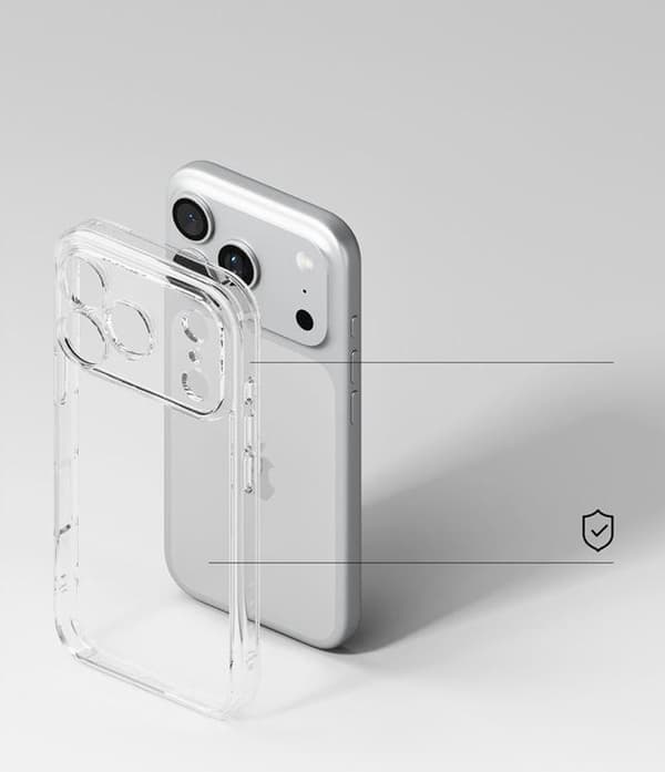 Ringke Mobilskal För iPhone 18 Pro Max/17 Pro Max Fusion - Clear Transparent