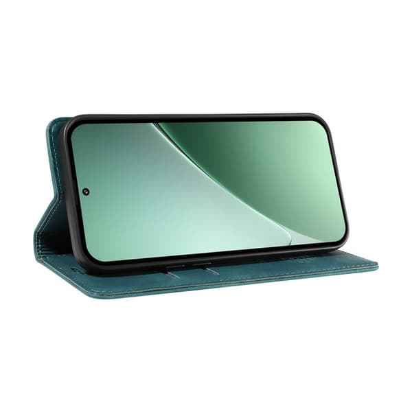 BETOPNICE 003 för Xiaomi 15 Pro Plånboksfodral Konstläder - Grön