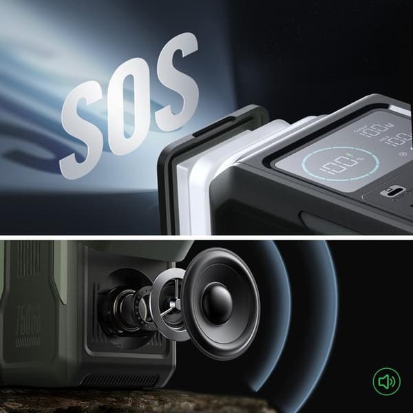 Joyroom Powerbank 75000mAh 100W 3xUSB-C 3xUSB-A - Grön Grön