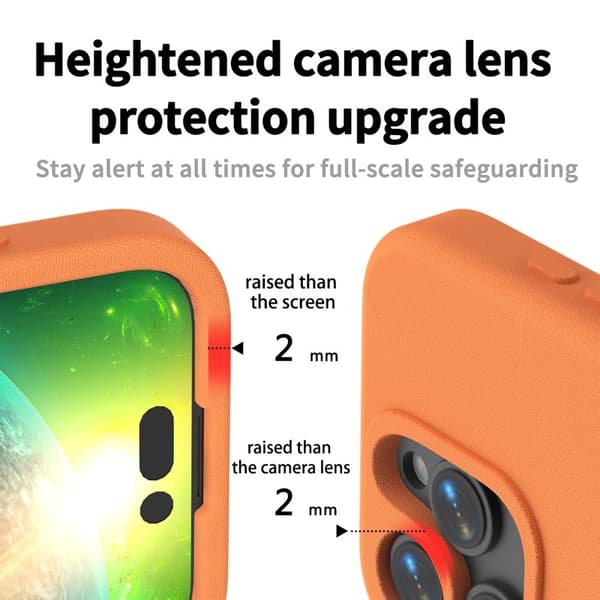 Mobilskal till iPhone 16 Pro Shockproof EVA - Orange Orange