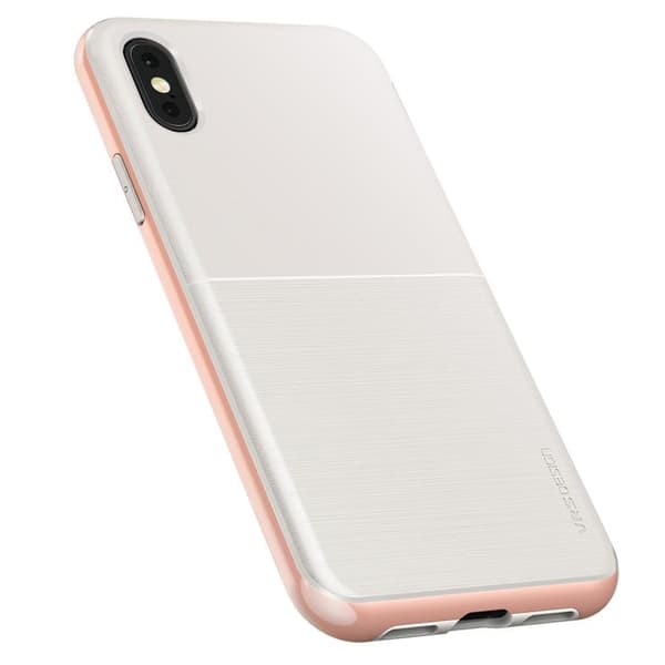 Verus High Pro Shield Cover til Apple iPhone XS / X (Hvid - Rose White