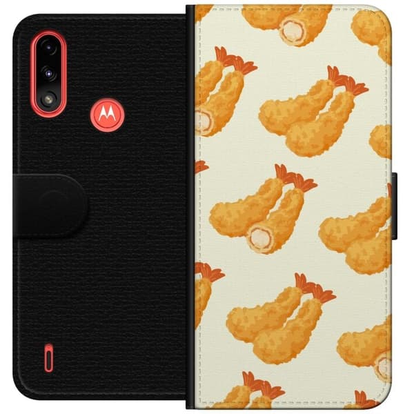 Pung Taske til Motorola Moto E7 Power med rejer