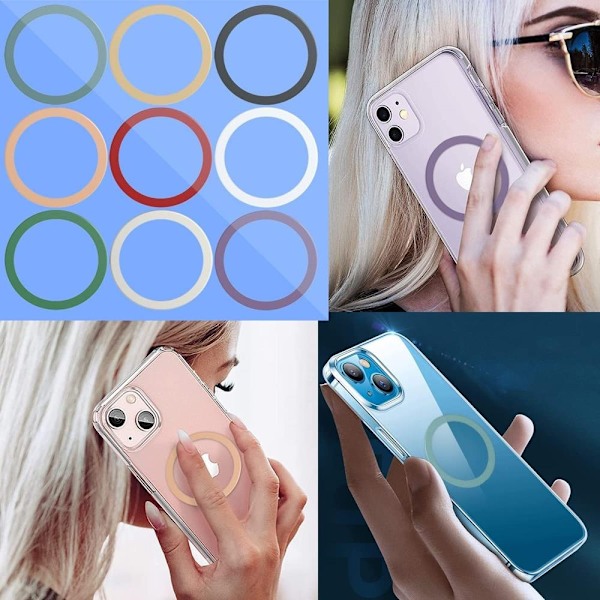 [6in1] Boom iPhone 13 Pro Max Skal, Kameralinsskydd, Härdat Glas, MagSafe Ring