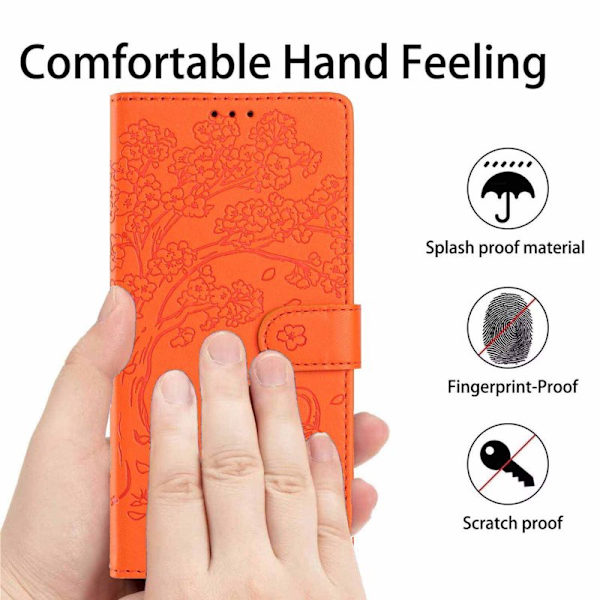 Plånboksfodral för Samsung Galaxy S26 Konstläder Ställ - Orange