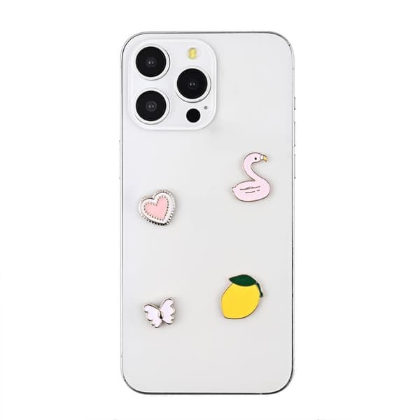 ONSALA Charms Pimp Your Phone Metal og Plastic 4-Pack