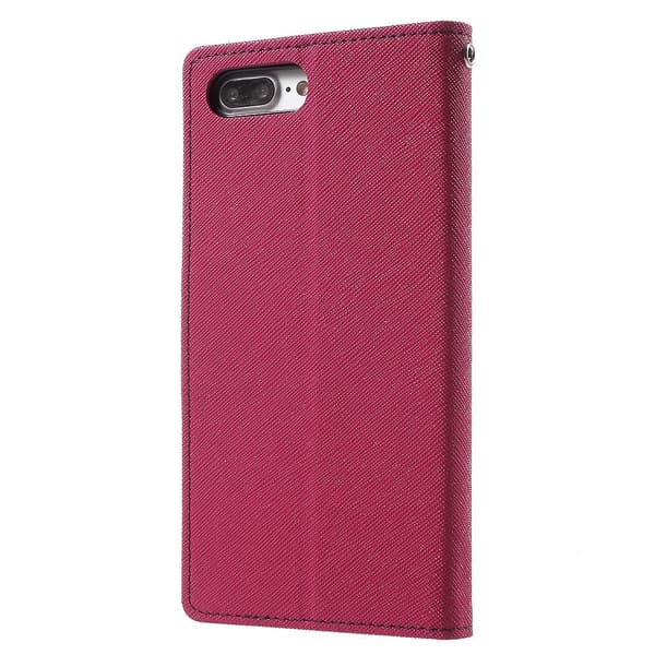 Mercury Lompakkokotelo iPhone 7 Plus & iPhone 8 Plus - Magenta Rosa
