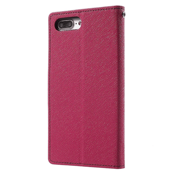 Mercury Plånboksfodral iPhone 7 Plus & iPhone 8 Plus - Magenta Magenta