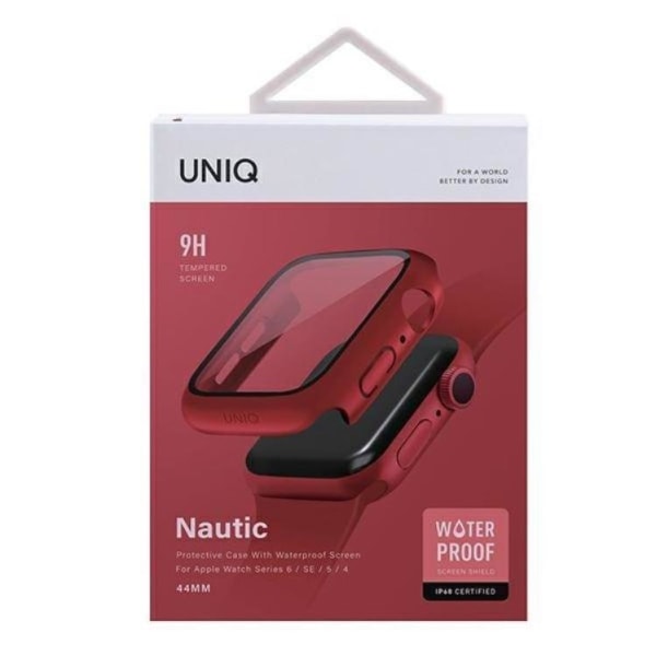 Uniq Etui Nautic Skal Apple Watch 4 / 5 / 6 / Se 44mm - Röd Röd
