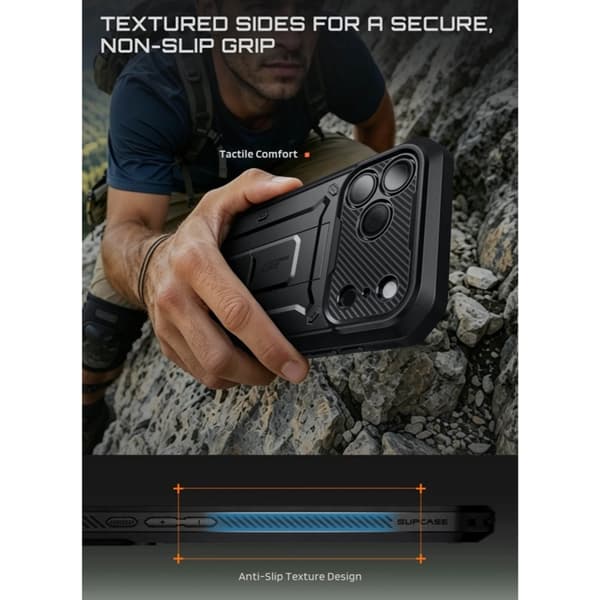 Supcase Mobilskal För iPhone 18 Pro/17 Pro Unicorn Beetle  Pro - Svart Svart