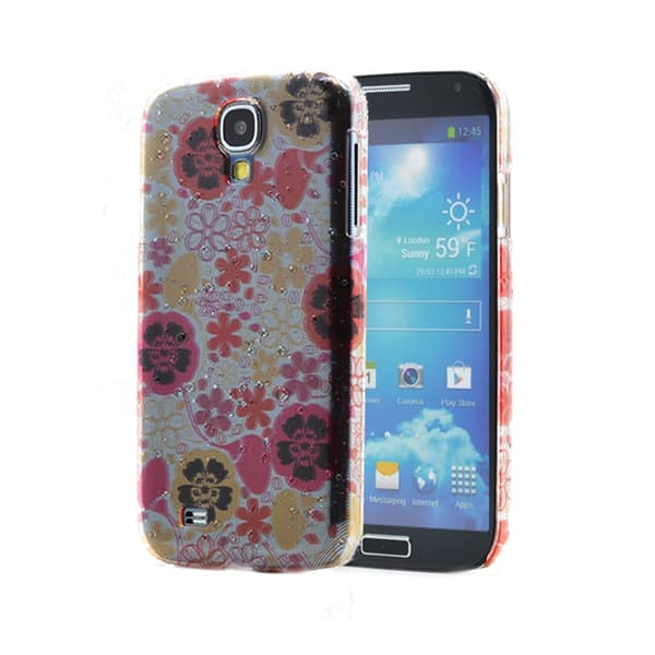Bagsidecover til Samsung Galaxy S4 i9500 - Blomsterfest Mönster