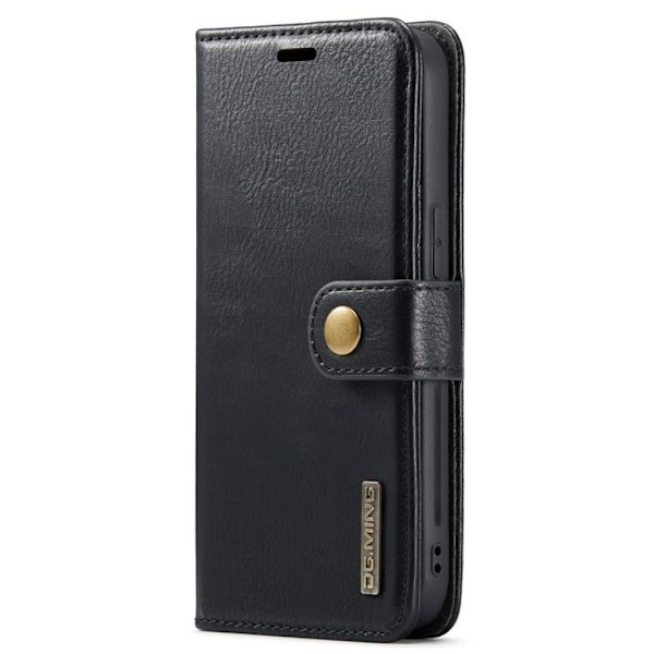 DG.MING iPhone 14 Plus Plånboksfodral Split Detachable Flip - Svart Svart