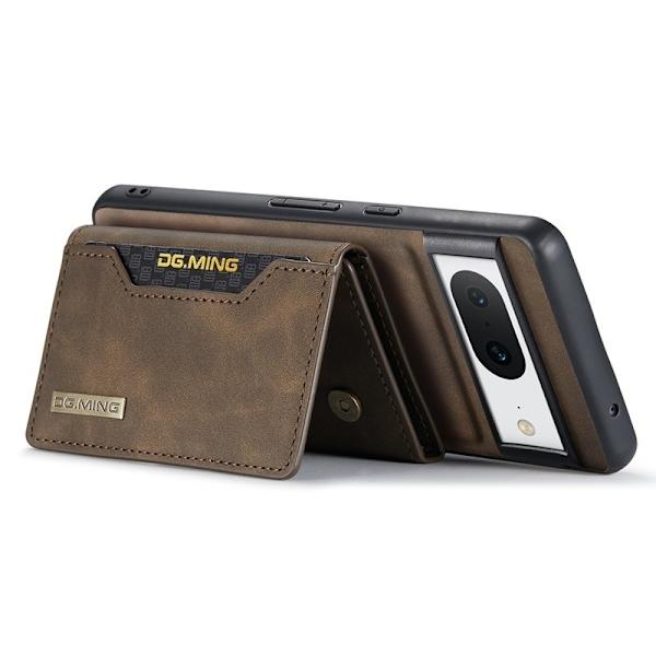 DG.MING M2 Series Google Pixel 8 Plånboksfodral Konstläder Brun
