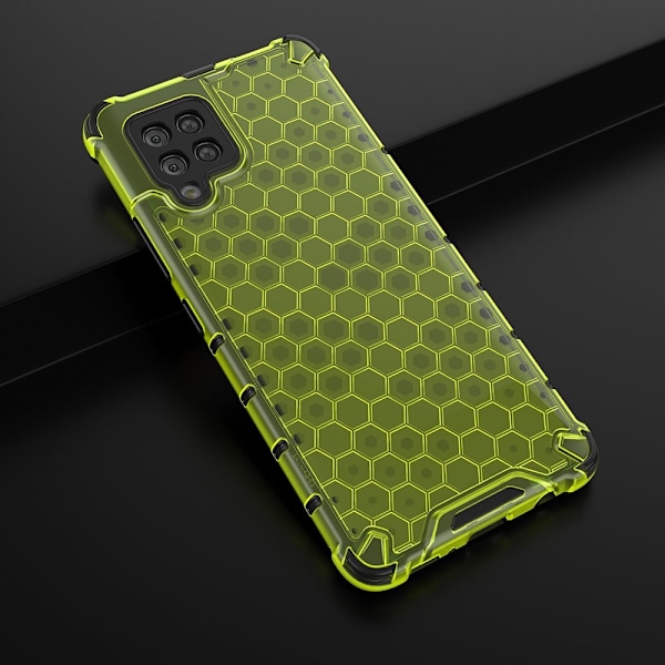 Honeycomb Armor Bumper Skal Galaxy A42 5g - Grön Grön