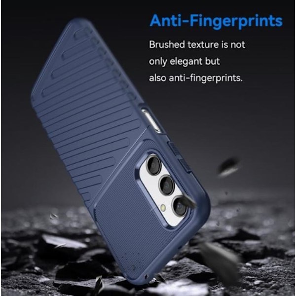 Mobilskal till Galaxy A24 4G Thunder Twill - Blå