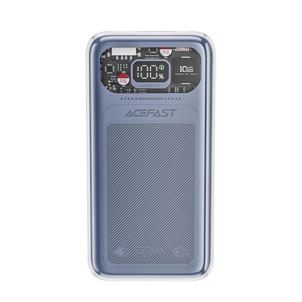 Acefast Powerbank 10000mAh 30W Sparkling Serie M1 - Grå Grå