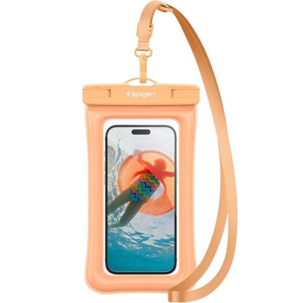 Spigen Vattentätt universalt Mobilfodral - Apricot