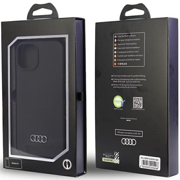 Audi Mobilskal till iPhone 14 Silicone - Svart Svart