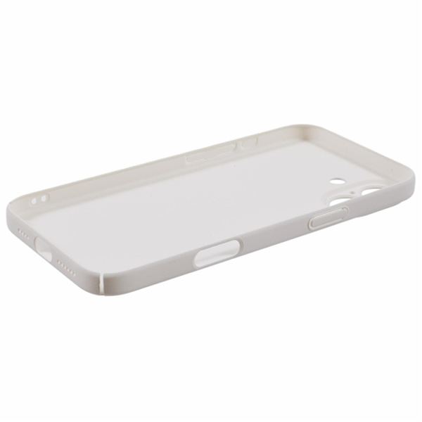 Mobilskal till iPhone 16 Plus Skin-Touch Rubberized PC - Vit Vit