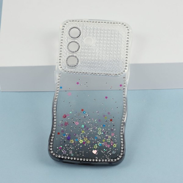 Mobilskal för Samsung Galaxy S26 Plus Glitter TPU - Gradient Svart