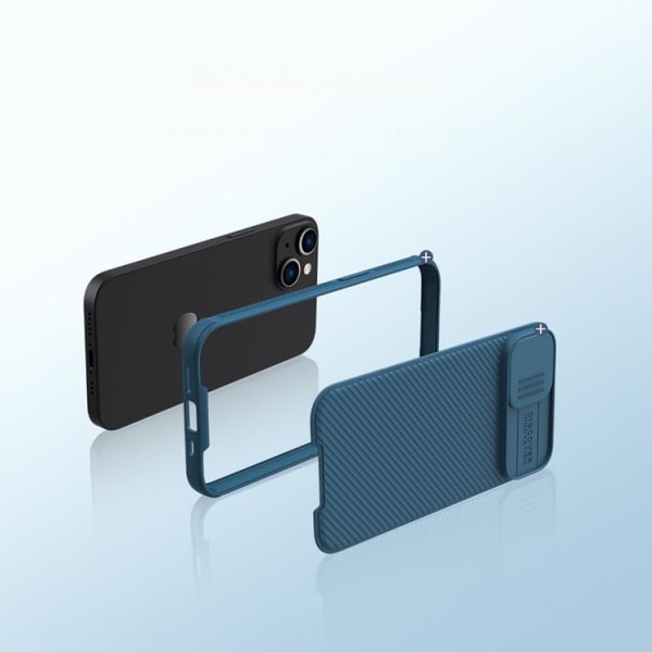 Nillkin iPhone 14 Plus etui CamShield Pro Magnetic - Blå