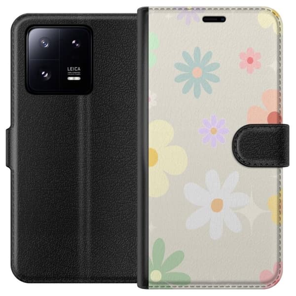 Pungcover til Xiaomi 13 Pro med falmende blomster