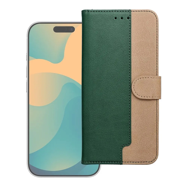Plånboksfodral För Galaxy S26 Plus Split - Grön/Gud Grå