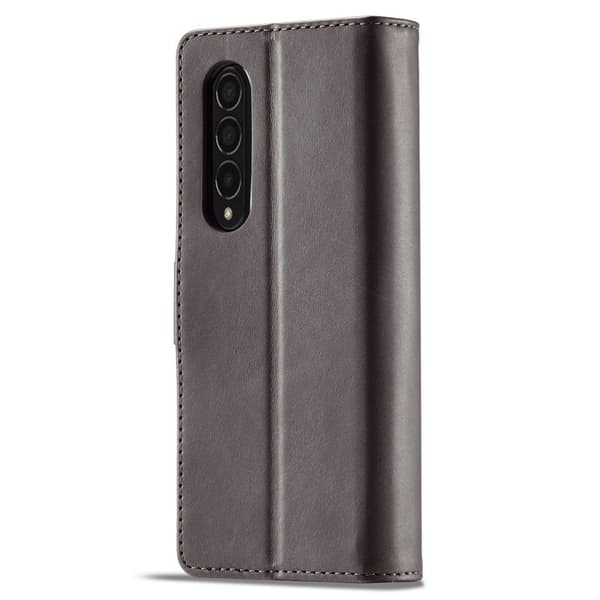 LC.IMEEKE för Samsung Galaxy Z Fold4 5G Plånboksfodral Konstläder - Grå