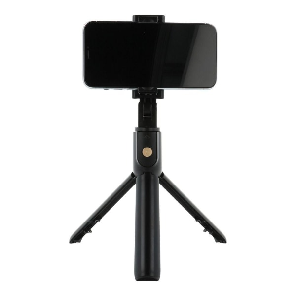 Yhdistelmä Bluetooth Selfie Stick jalustalla - musta