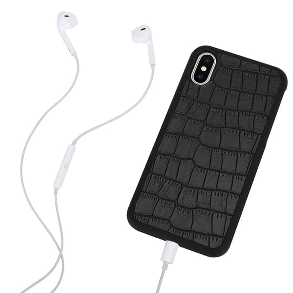 Boom Croco Taske til iPhone X/XS - Sort Black