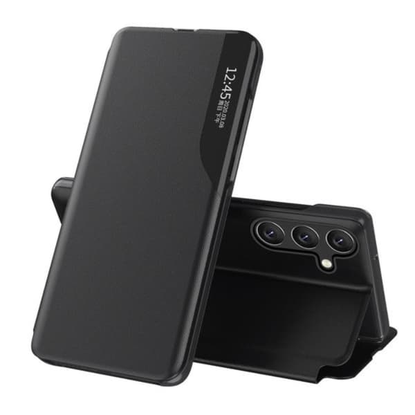 Galaxy A24 4G Mobiltelefonetui View Flip Stand - Sort Black