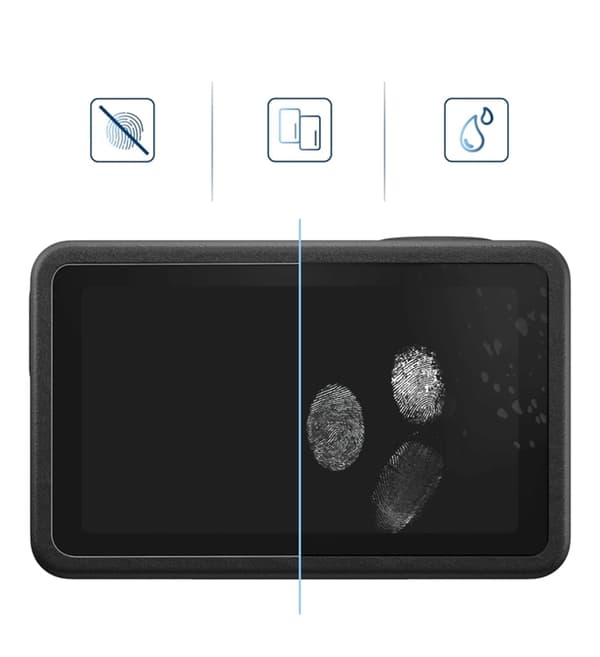 Tech-Protect [2-Pack] Actionkamera 5 Pro Härdat Glas Skärmskydd Transparent