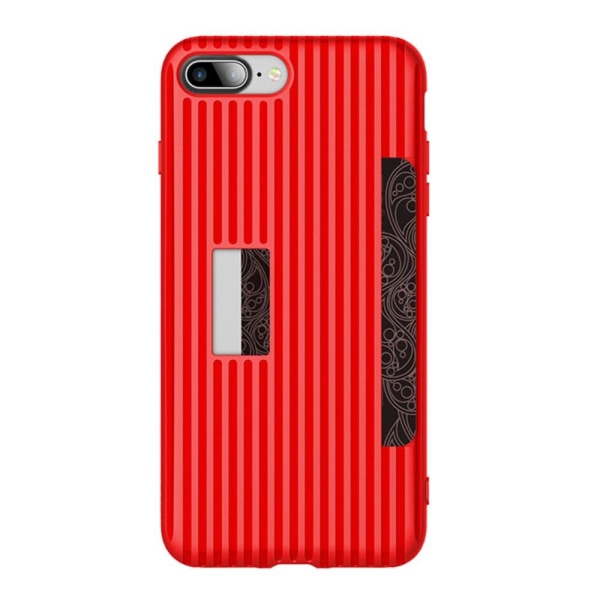Rock mobilcover med slot til Apple iPhone 7 Plus - Rød Red