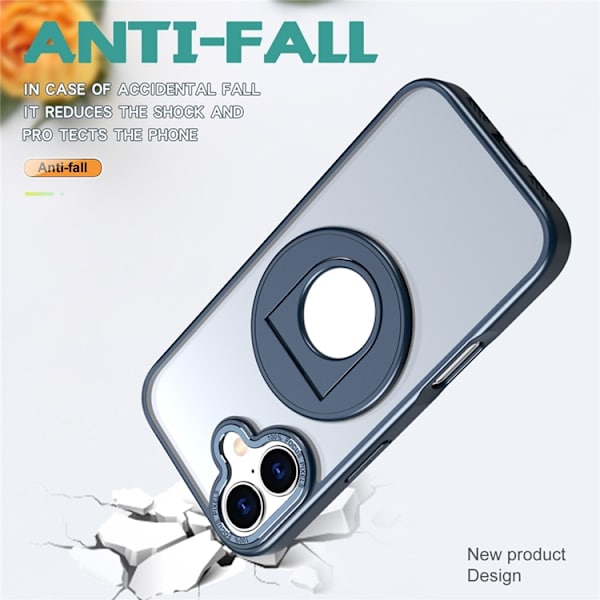 Mobilskal till iPhone 17 MagSafe Rotating Kickstand - Blå Blå