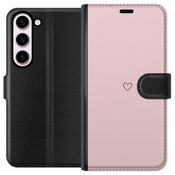 Plånboksfodral till Samsung Galaxy S23 med Litet Hjärta