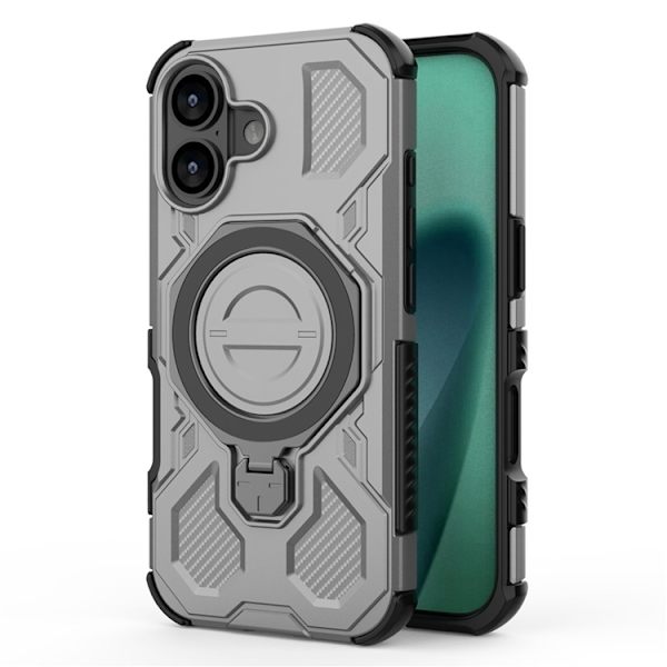 Mobilskal till iPhone 17 Rotating Kickstand - Grå Grå