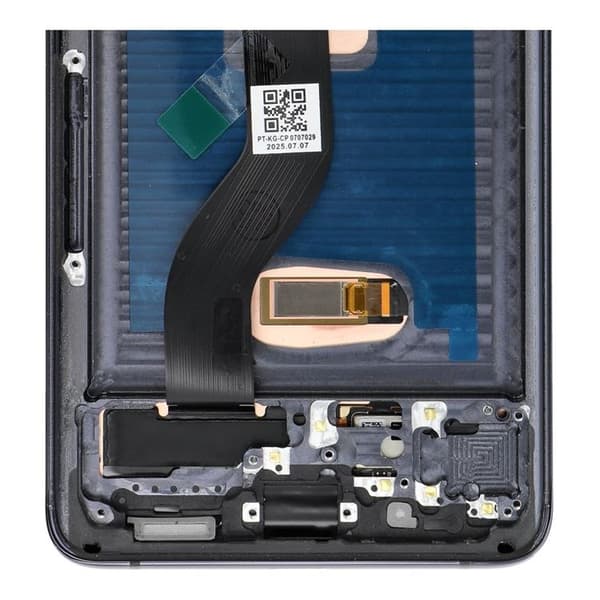 SAMSUNG S20 Plus Skærm med LCD-skærm SOFT OLED - Sort Svart
