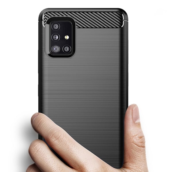 CARBON skal till Samsung Galaxy A51 5G Svart Svart