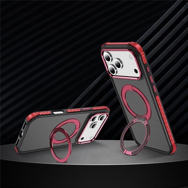 Mobilskal till iPhone 17 Pro Max MagSafe Skin Touch - Röd Röd